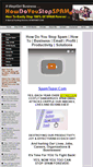 Mobile Screenshot of howdoyoustopspam.com